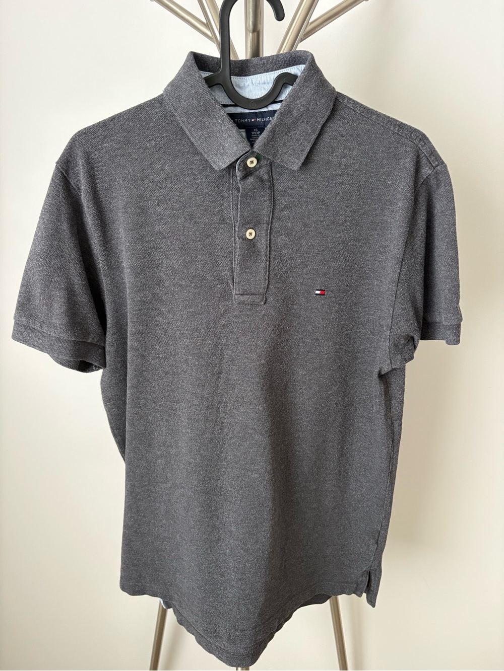 Tommy Hilfiger Men's Gray Polo Shirt